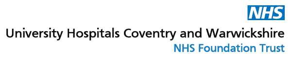 University Hospitals Coventry and Warwickshire NHS logo